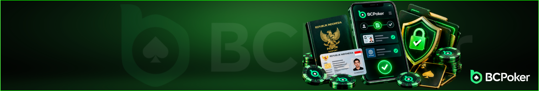BCPoker Indonesia verification access banner