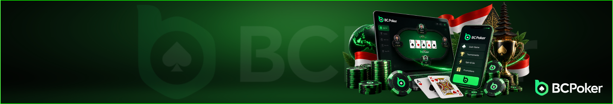 BCPoker Indonesia lobby games banner
